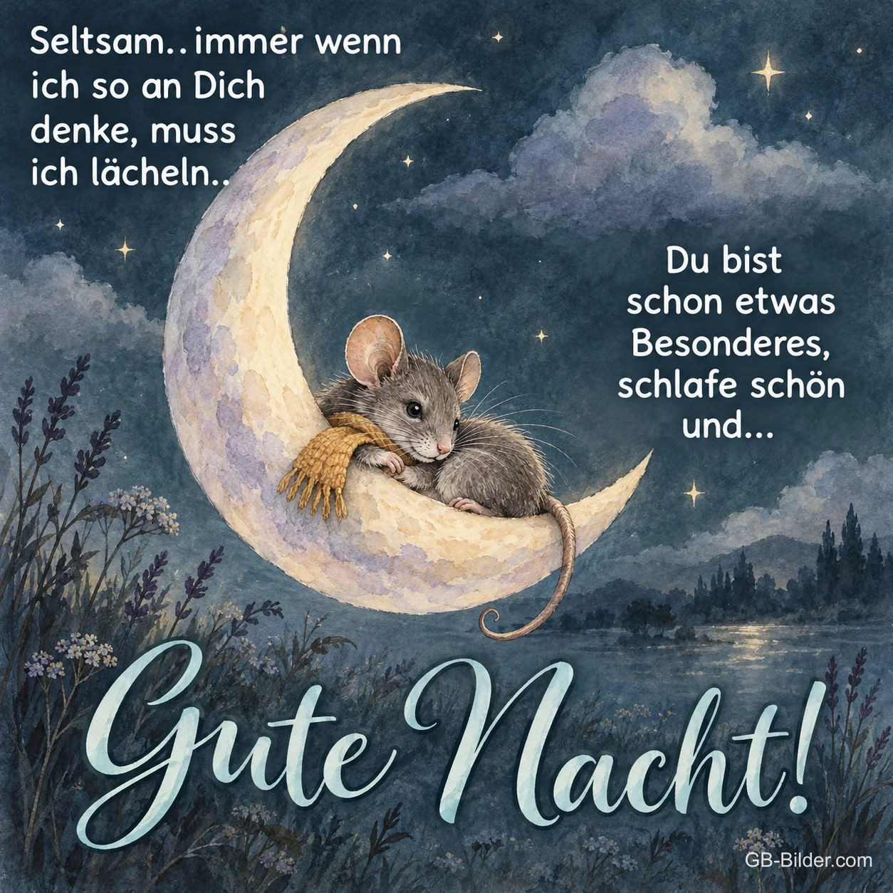 Maus auf der Mondsichel, Text: Seltsam