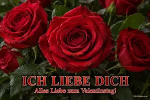 Rote Rosen, Text: Ich liebe dich – Alles Liebe zum Valentinstag!