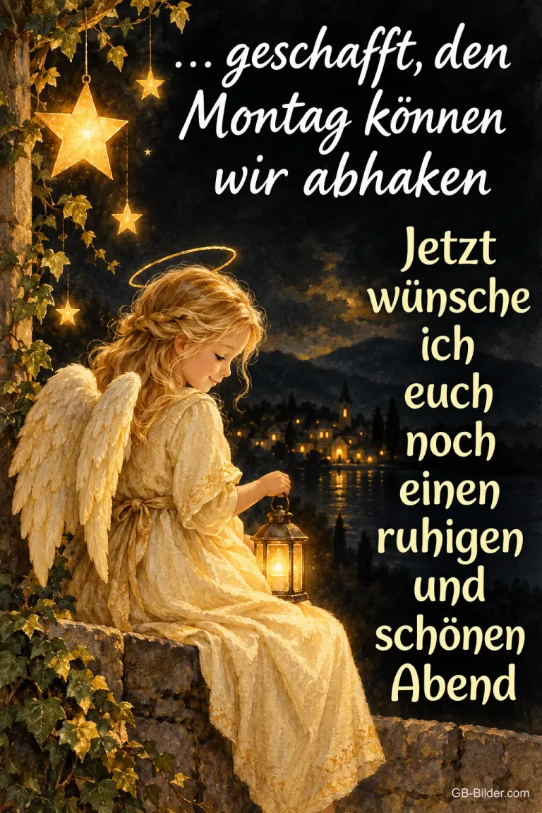 Engelsmädchen mit Laterne, Text: 