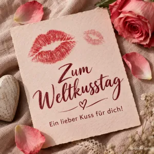 Karte zum Weltkusstag, Text: Zum Weltkusstag