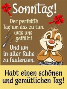 einen wunderschönen sonntag bilder