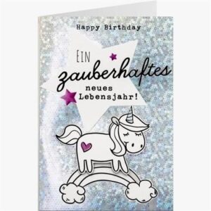 geburtstag bilder einhorn
