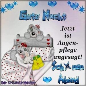 gute nacht bilder der fröhliche wecker