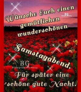 gute nacht bilder für samstag