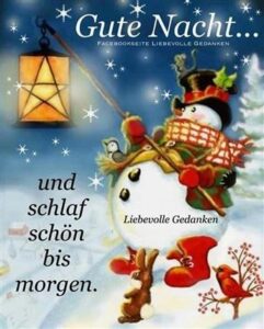 gute nacht bilder weihnachten