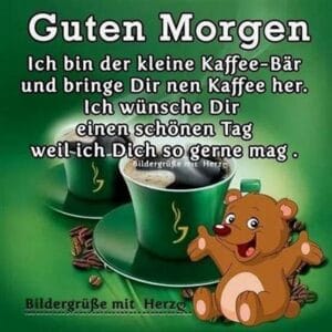 Guten Morgen Bilder für WhatsApp Kostenlos – Liebevolle Grüße und Kaffee-Motive