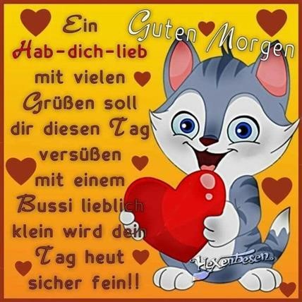 Guten morgen mein schatz ich hab dich lieb