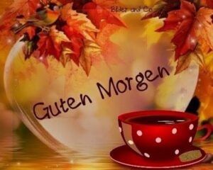 guten morgen bilder herbst
