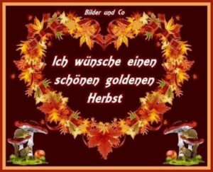 guten morgen bilder herbstlich