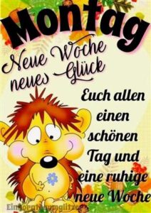guten morgen bilder montag