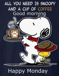 guten morgen bilder snoopy