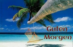 guten morgen bilder strand