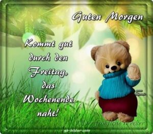 guten morgen bilder von freitag