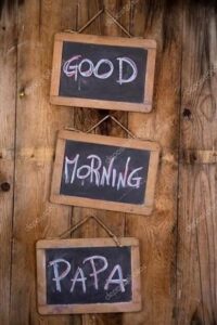 guten morgen papa bilder