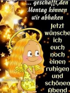montag abend bilder