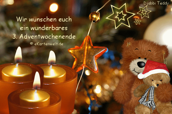 schönen 3 advent bilder gif Gb Bilder • GB Pics Gästebuchbilder