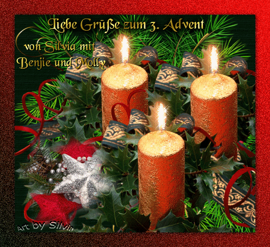 schönen 3 advent bilder gif Gb Bilder • GB Pics Gästebuchbilder