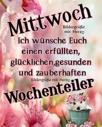 Stilvolle Wnsche Euch Einen Schnen Mittwoch Ebenbild