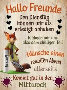 schönen mittwoch abend