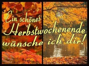 schönes herbstwochenende