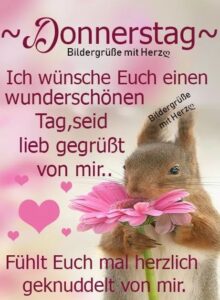 einen schönen donnerstag