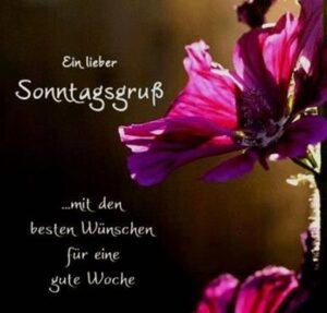 sonntagsgrus spruch