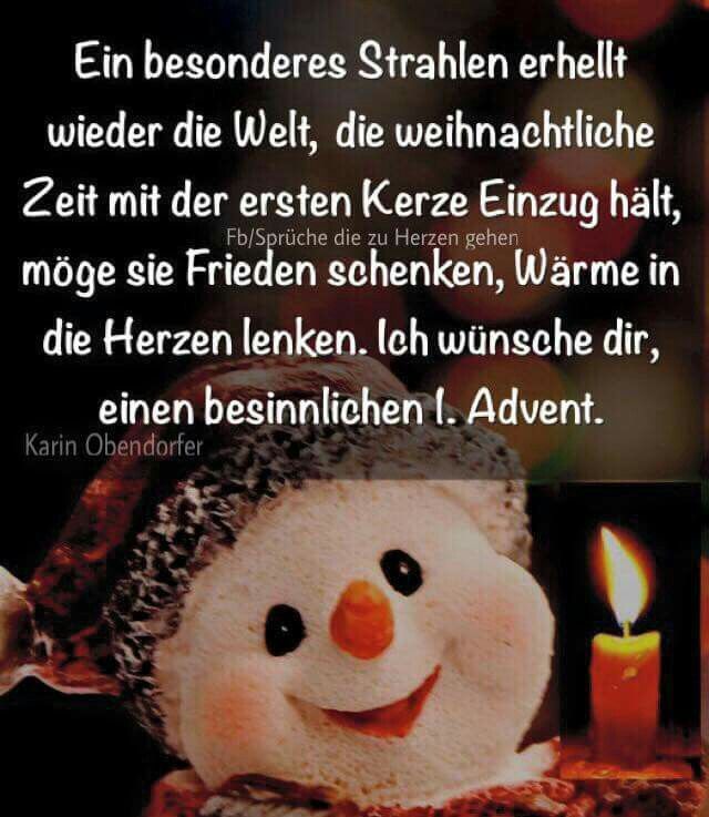 ᐅ Adventsspruch Zum 1 Advent GB Pics GBPicsBilder