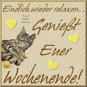 angenehmes wochenende bilder