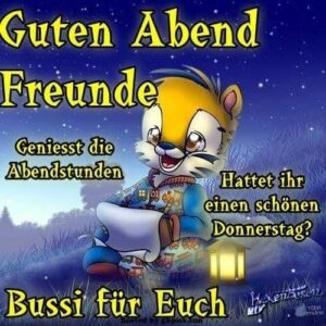 donnerstag abendgruse bilder