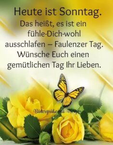 guten morgen sonntag spruche pics