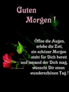 guten morgen spruch kostenlos