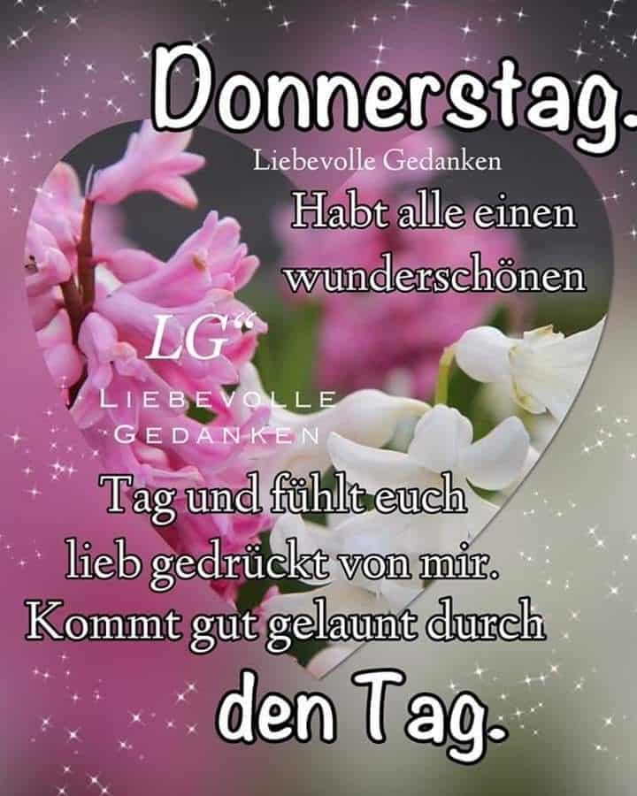 ᐅ Guten Sprueche Donnerstag GB Pics GBPicsBilder