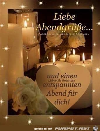 ᐅ Liebe Abendgrüße GB Pics GBPicsBilder