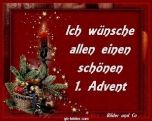 schonen 1 advent englisch