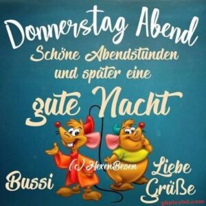 donnerstag abendgrüße