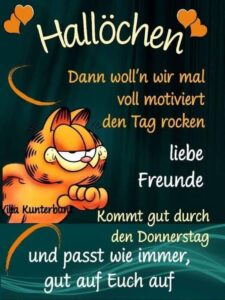 donnerstag morgen grüße