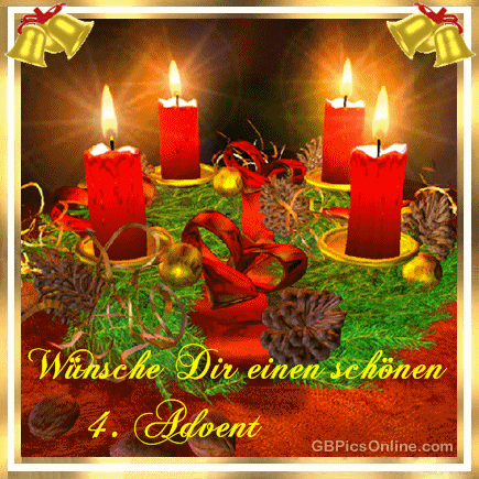 ᐅ einen schönen 4 advent bilder - Mittwoch GB Pics - GBPicsBilder