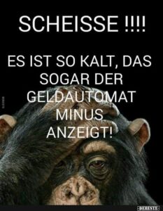 frostig kalt draußen bilder lustig