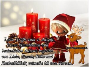 grüße zum 4 advent bilder